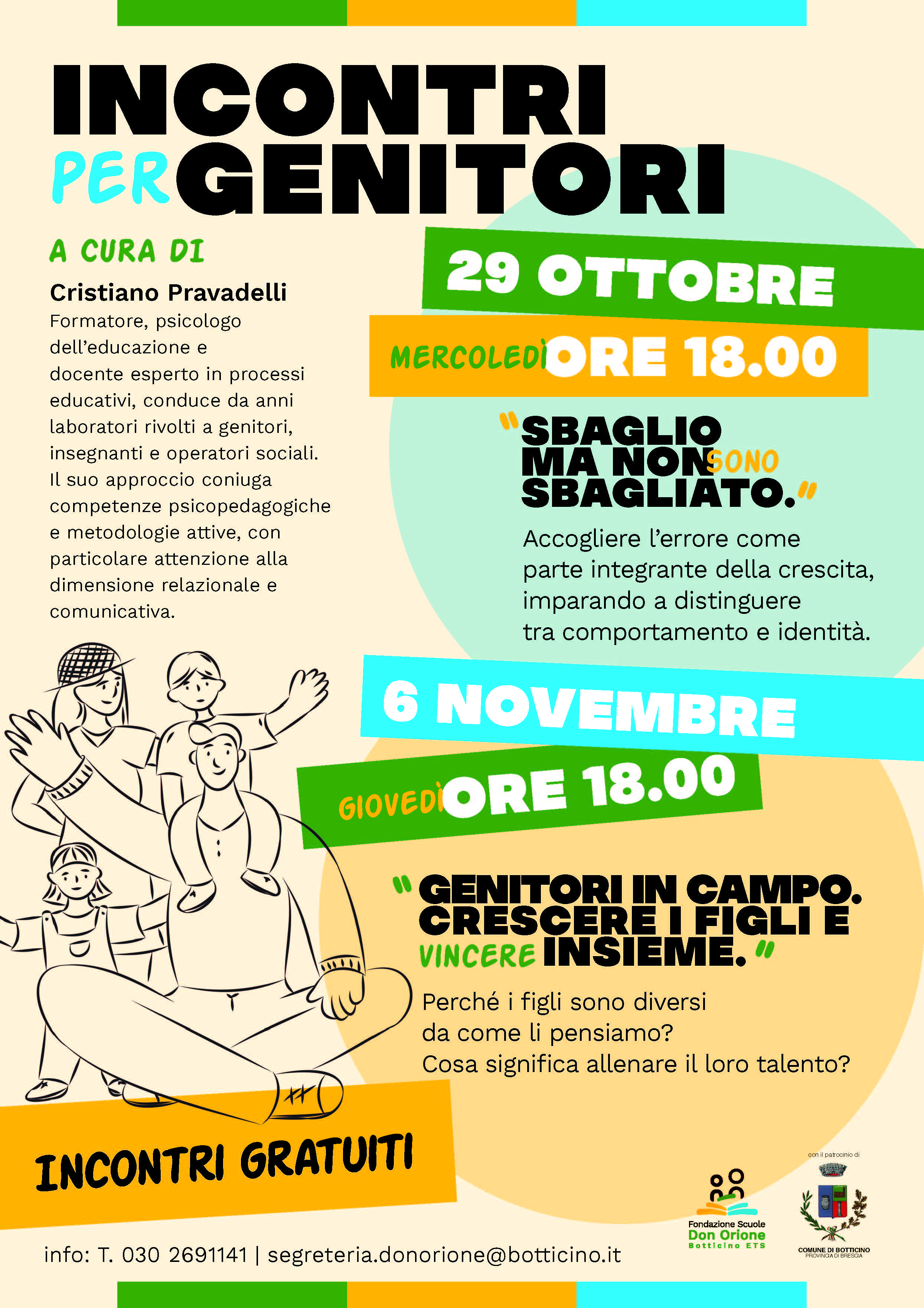 Incontri per genitori - Sbaglio ma non sono sbagliato